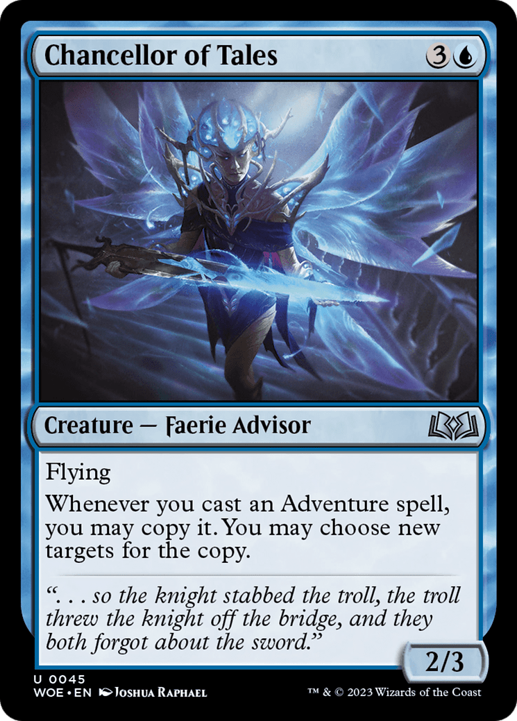 Chancellor of Tales [Wilds of Eldraine] Foil