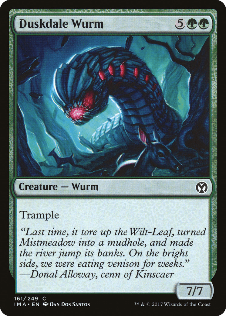 Duskdale Wurm [Iconic Masters] Foil