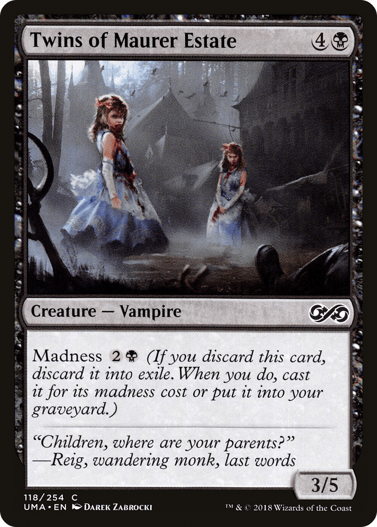 Twins of Maurer Estate [Ultimate Masters] Foil