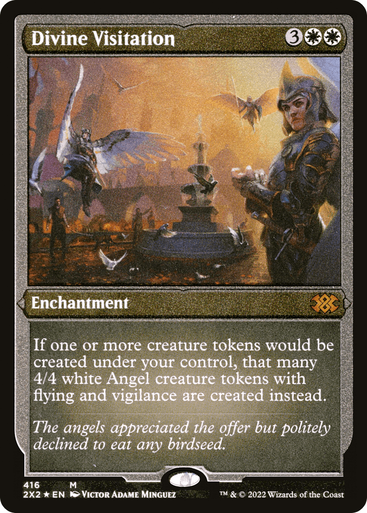 Divine Visitation (Foil Etched) |  Foil (416) [Double Masters 2022]
