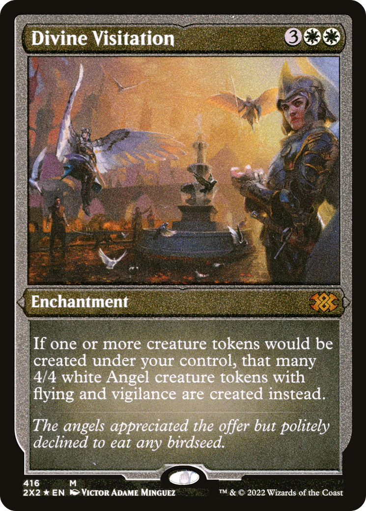 Divine Visitation (Foil Etched) |  Foil (416) [Double Masters 2022]