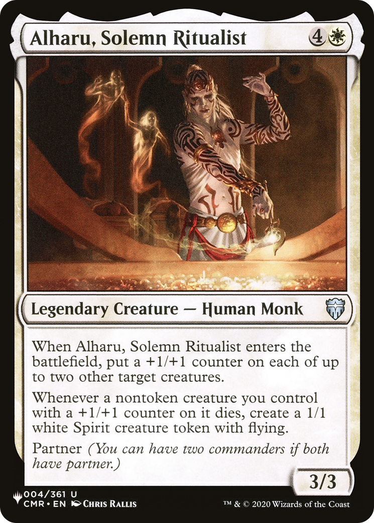 Alharu, Solemn Ritualist |  (CMR-4) [The List]