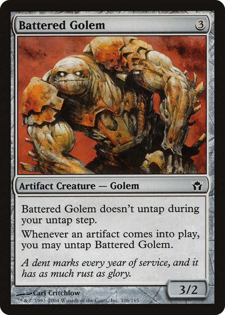 Battered Golem [Fifth Dawn] Foil