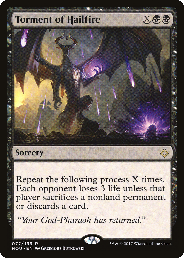 Torment of Hailfire [Hour of Devastation] Foil