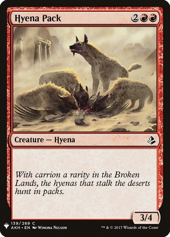 Hyena Pack |  (AKH-139) [The List]