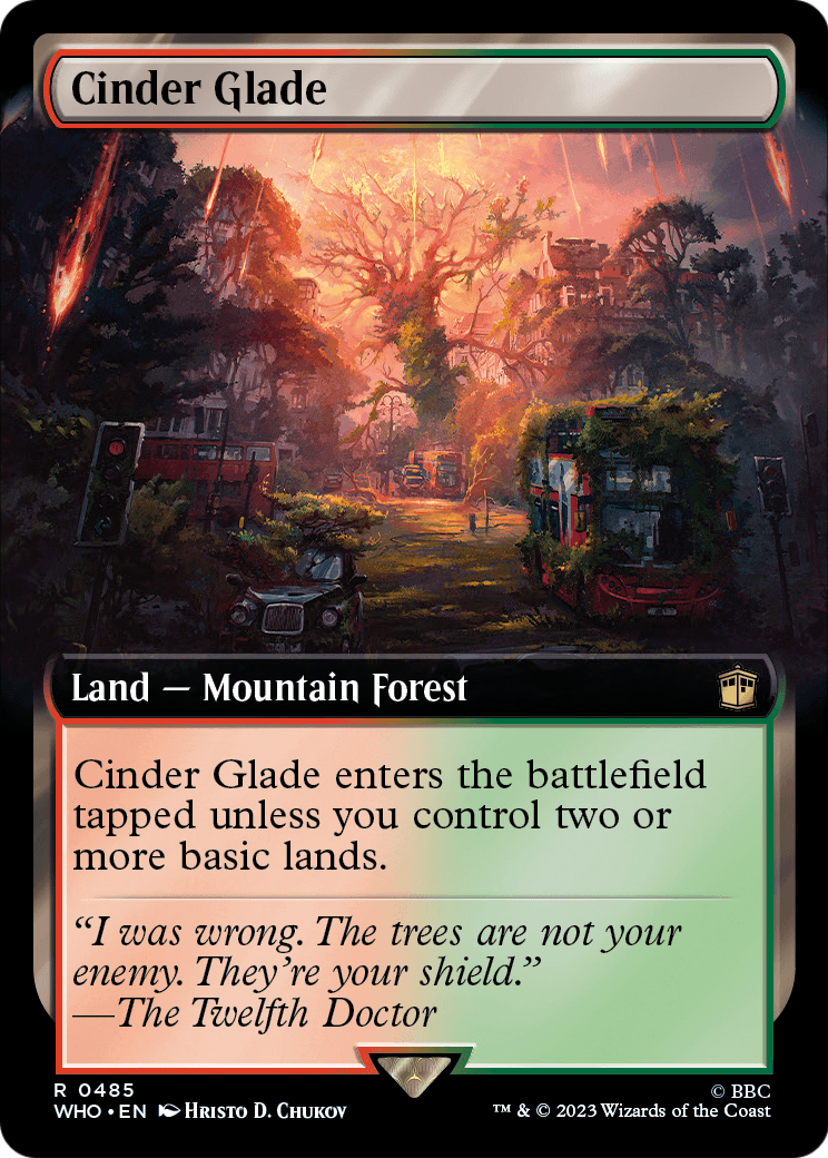 Cinder Glade (Extended Art) [Doctor Who] Foil