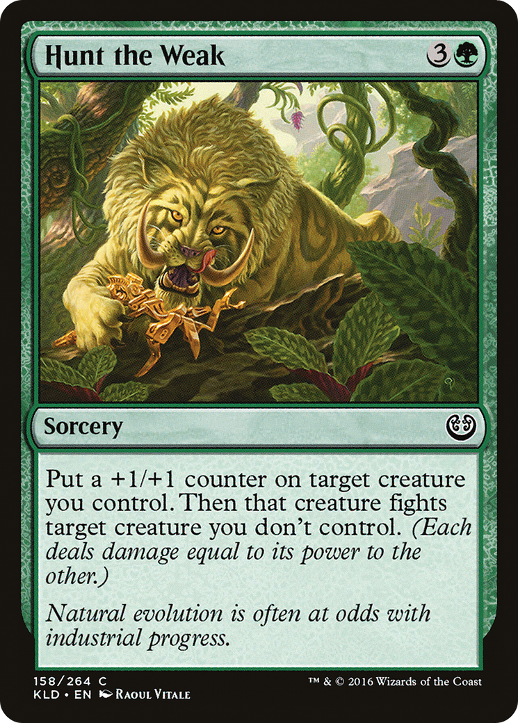 Hunt the Weak [Kaladesh] Foil