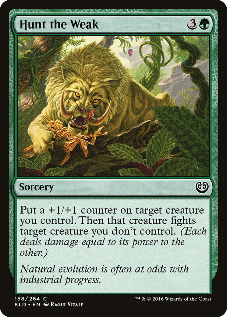 Hunt the Weak [Kaladesh] Foil
