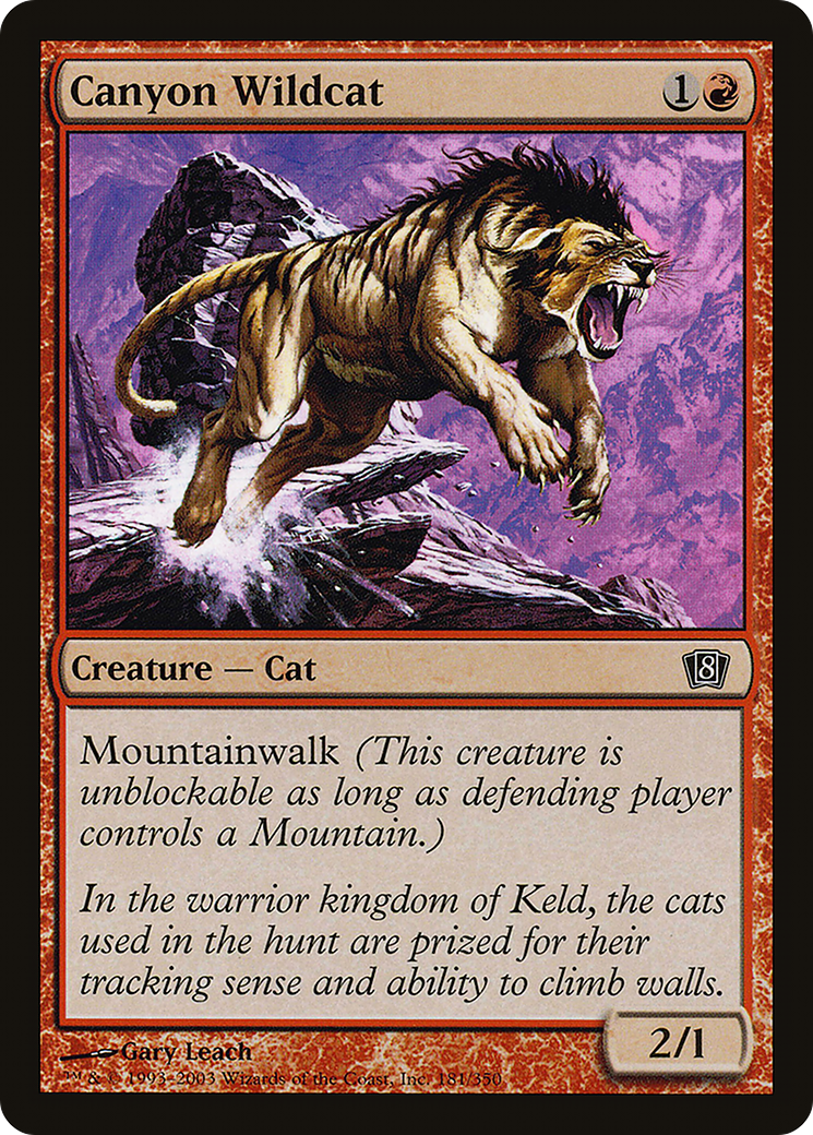 Canyon Wildcat [Eighth Edition] Foil