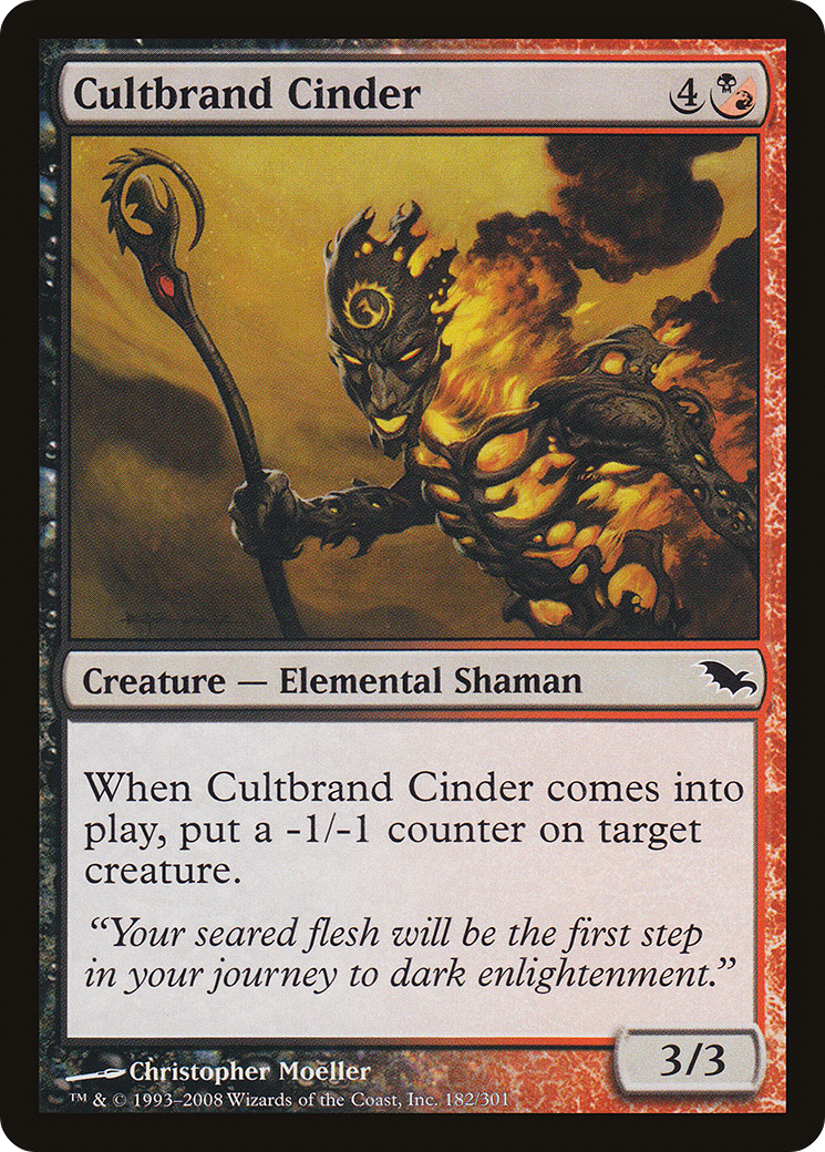Cultbrand Cinder [Shadowmoor] Foil