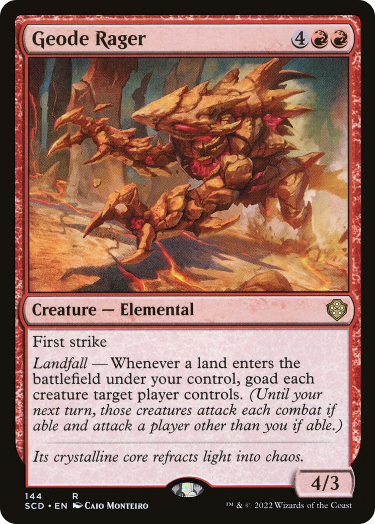 Geode Rager [Starter Commander Decks]
