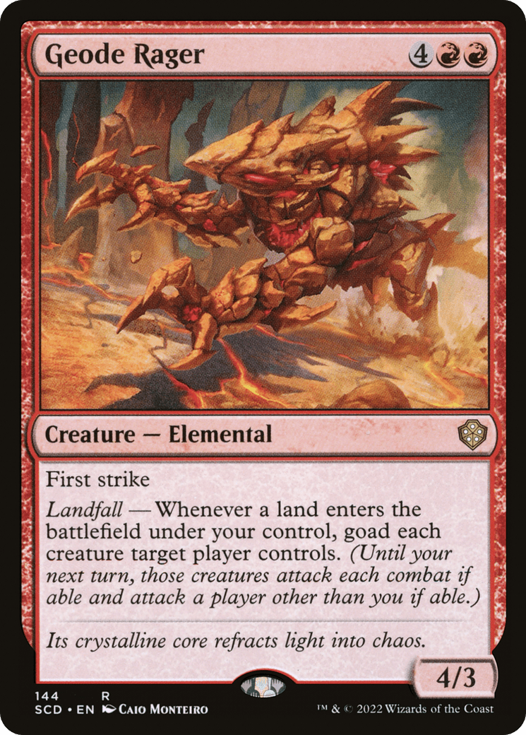 Geode Rager [Starter Commander Decks]