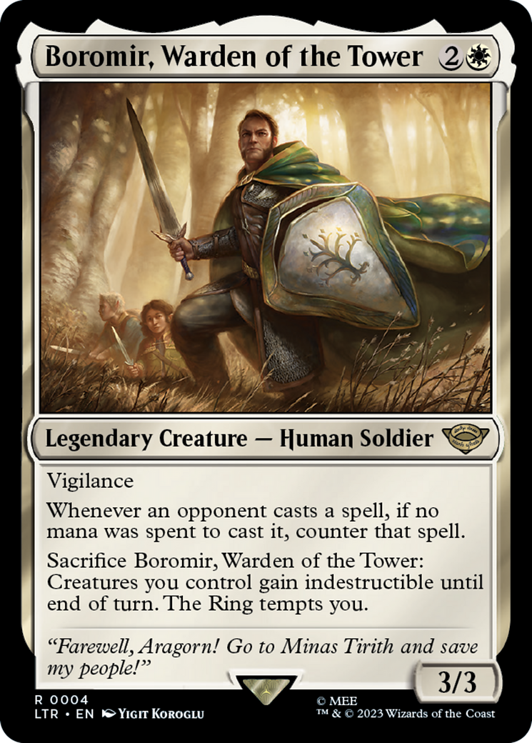 Boromir, Warden of the Tower [The Lord of the Rings: Tales of Middle-Earth] Foil