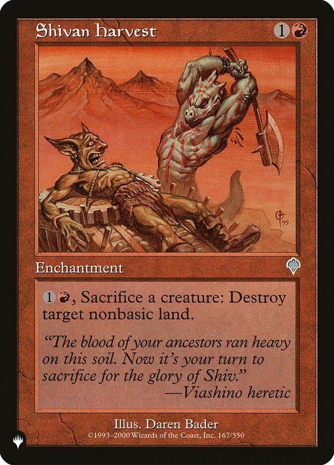 Shivan Harvest |  (INV-167) [The List]