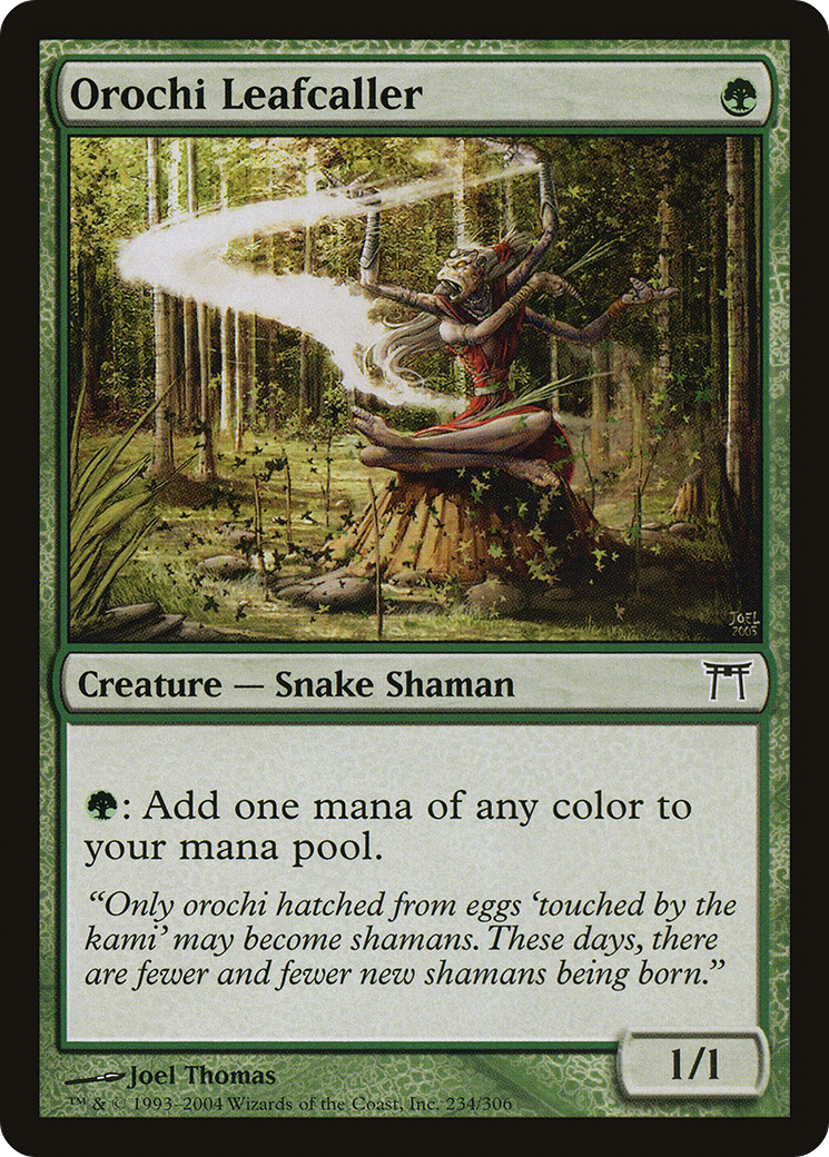 Orochi Leafcaller [Champions of Kamigawa] Foil
