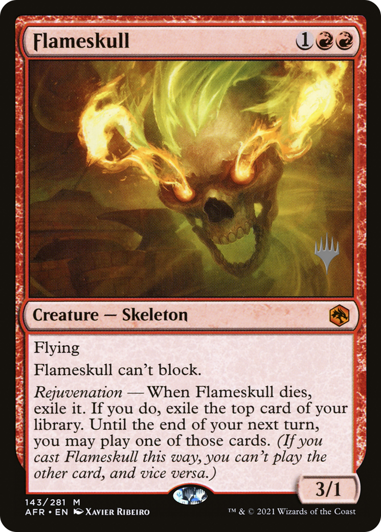 Flameskull (Promo Pack) [Dungeons & Dragons: Adventures in the Forgotten Realms Promos] Foil