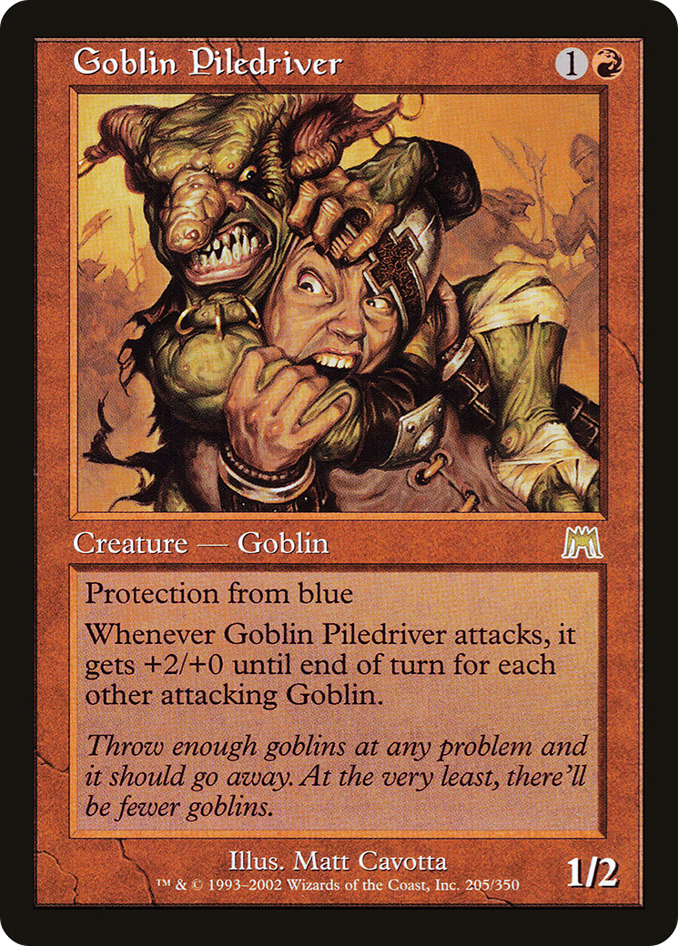 Goblin Piledriver [Onslaught] Foil