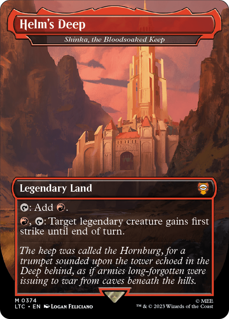 Shinka, the Bloodsoaked Keep - Helm's Deep [The Lord of the Rings: Tales of Middle-Earth Commander]