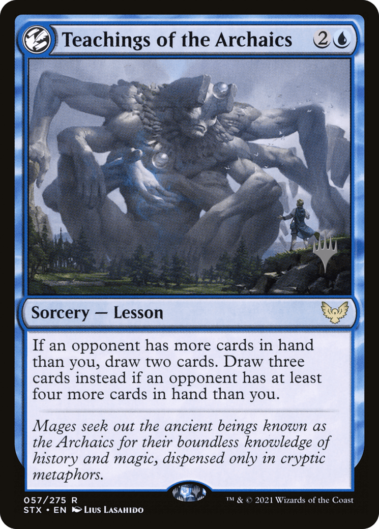 Teachings of the Archaics (Promo Pack) [Strixhaven: School of Mages Promos] Foil