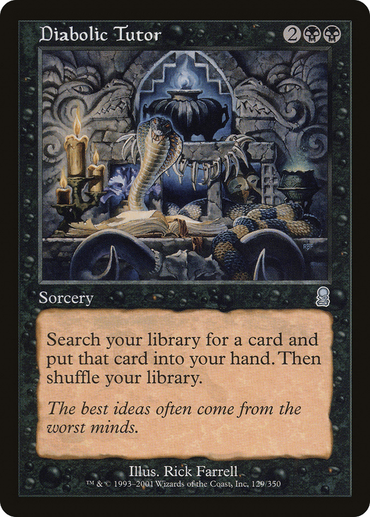 Diabolic Tutor [Odyssey] Foil