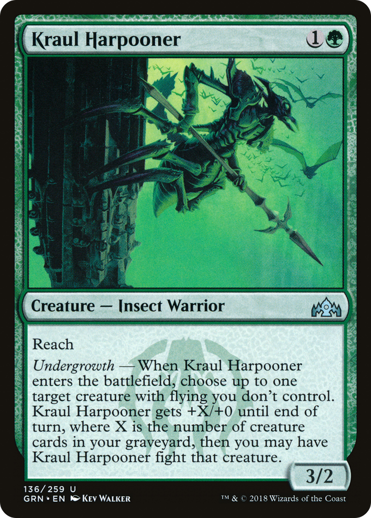 Kraul Harpooner [Guilds of Ravnica] Foil
