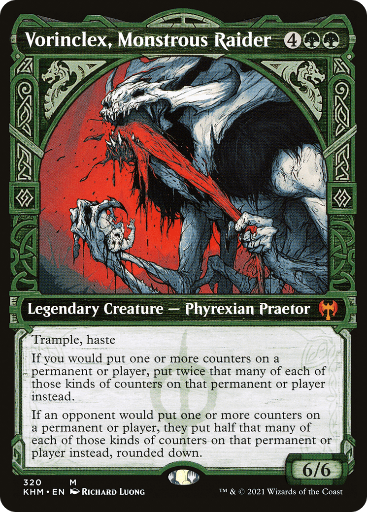Vorinclex, Monstrous Raider (Showcase) [Kaldheim] Foil