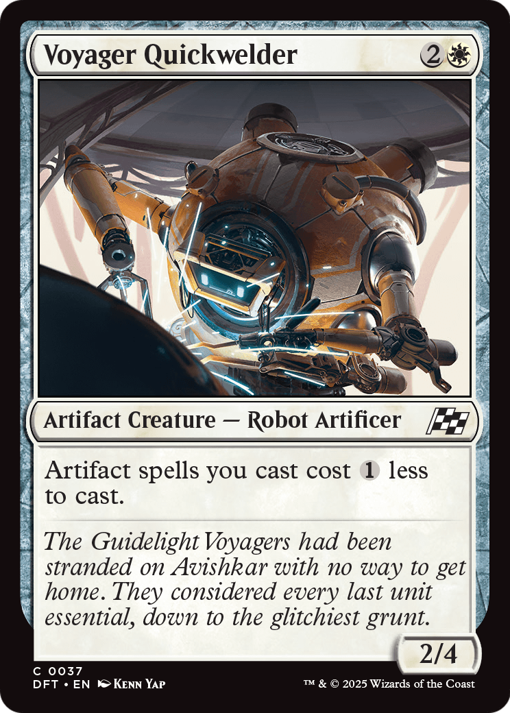 Voyager Quickwelder |  Foil (037) [Aetherdrift]