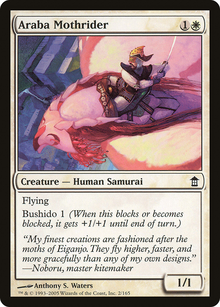 Araba Mothrider [Saviors of Kamigawa] Foreign