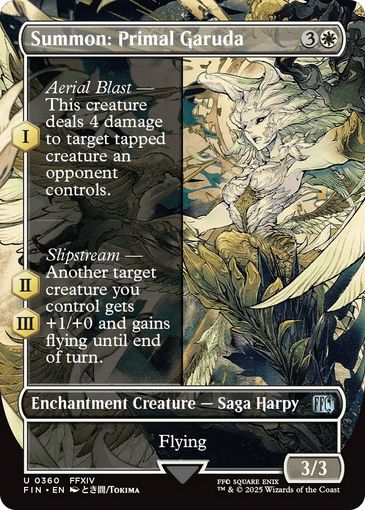 Summon: Primal Garuda (Borderless) (360) [FINAL FANTASY]
