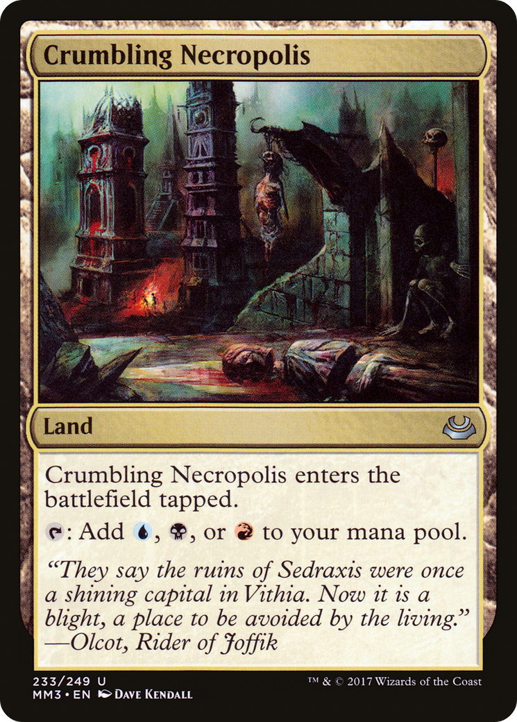 Crumbling Necropolis [Modern Masters 2017] Foil