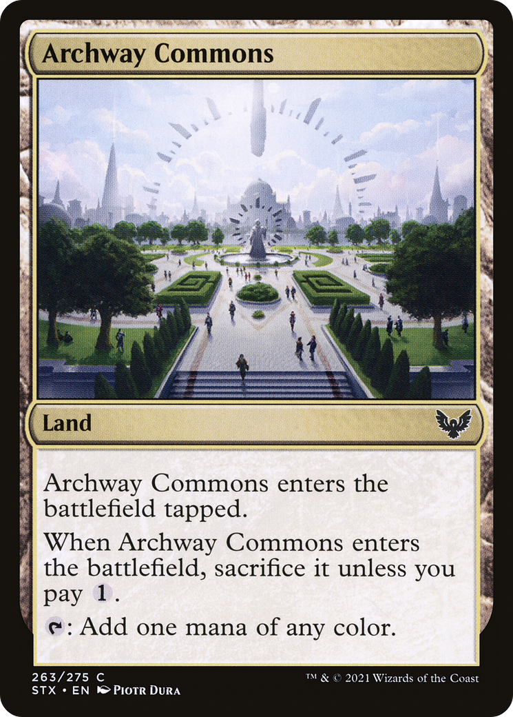 Archway Commons [Strixhaven: School of Mages] Foil