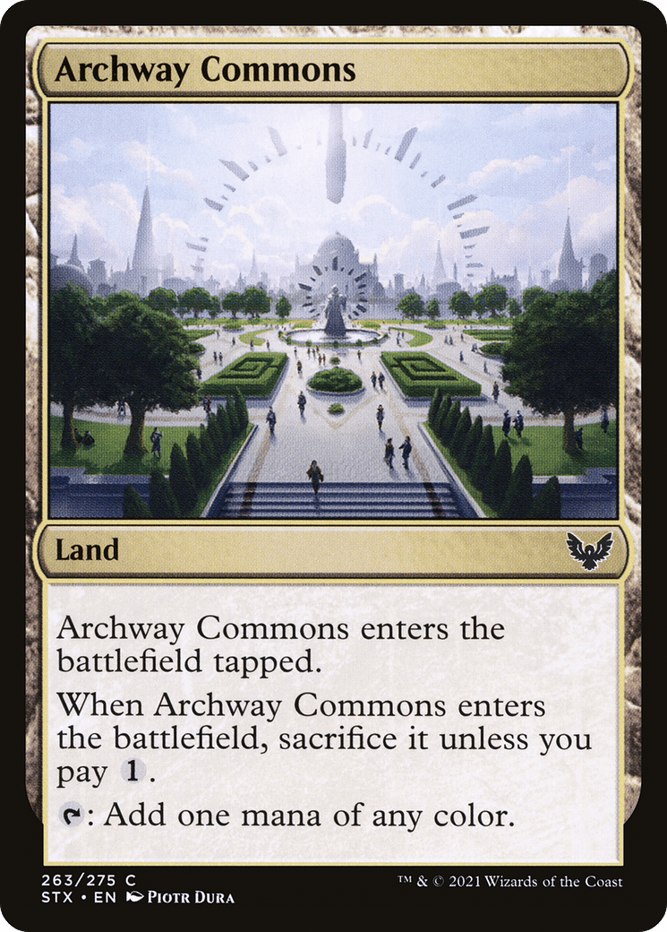 Archway Commons [Strixhaven: School of Mages] Foil