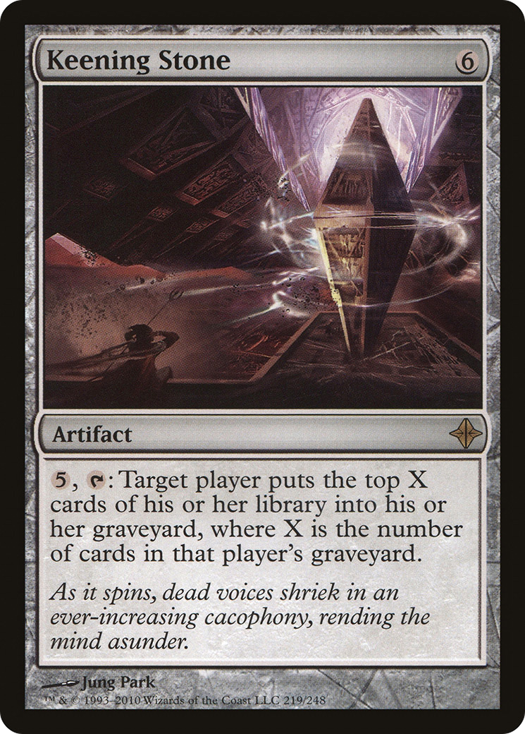 Keening Stone [Rise of the Eldrazi] Foil