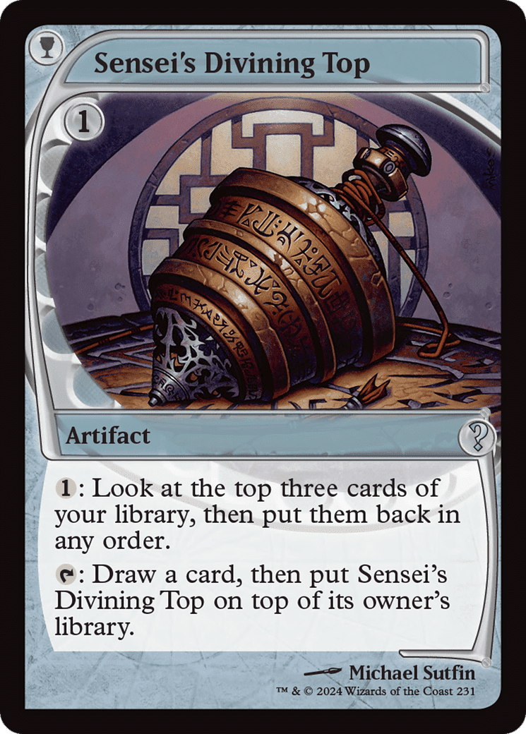 Sensei's Divining Top (Future Sight) [Mystery Booster 2] Foil