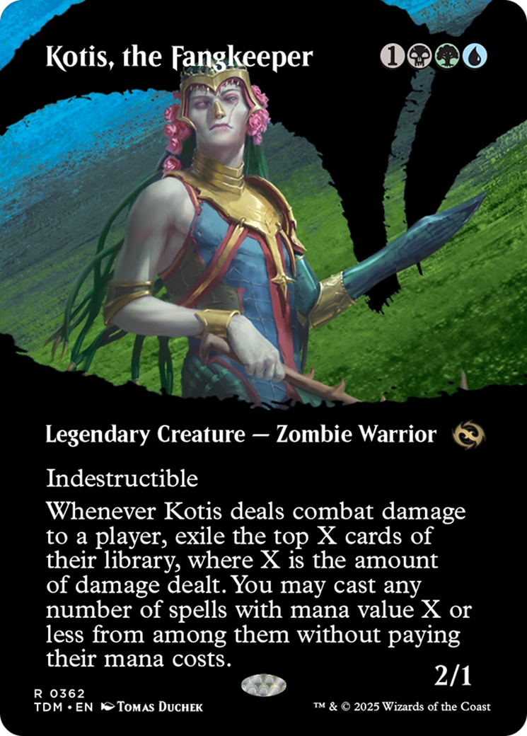 Kotis, the Fangkeeper (Borderless) (362) [Tarkir: Dragonstorm]  Foil