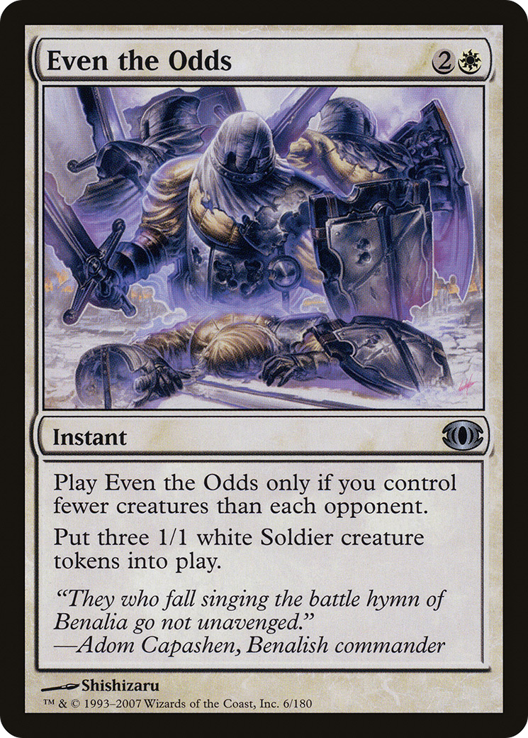 Even the Odds [Future Sight] Foil