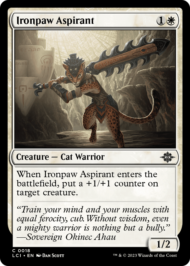 Ironpaw Aspirant [The Lost Caverns of Ixalan] Foil