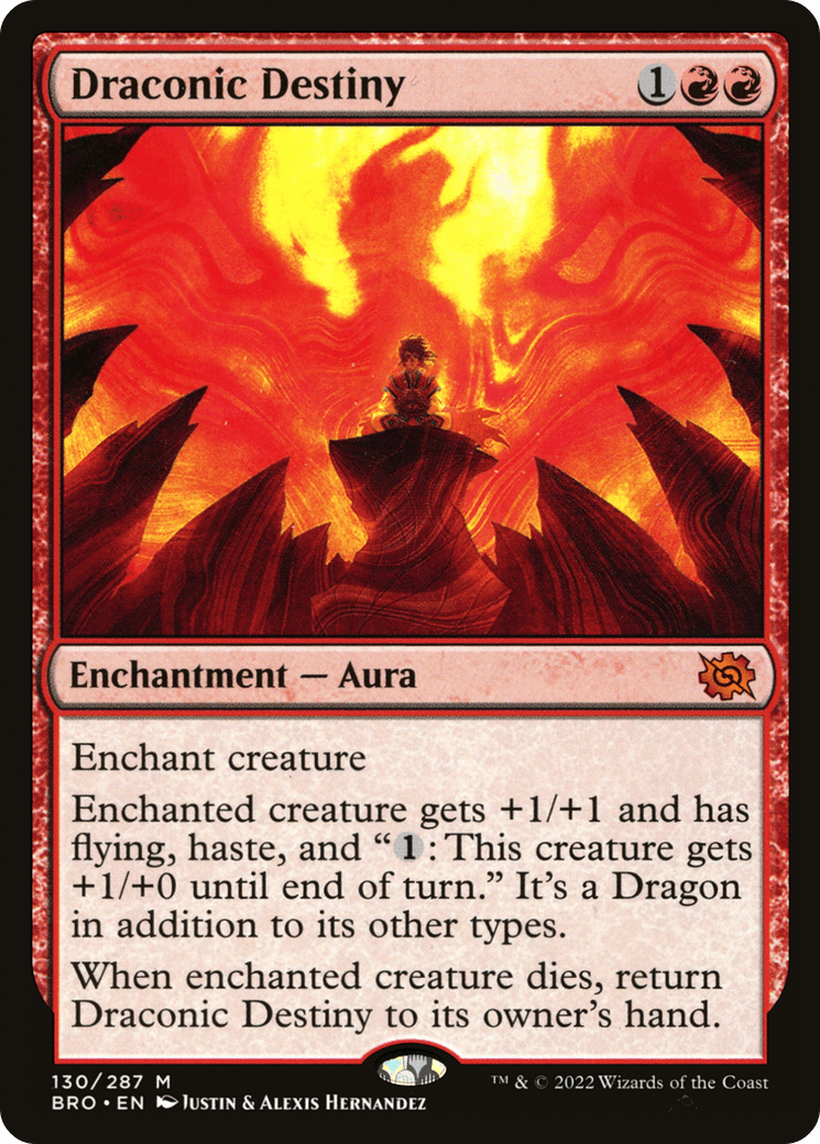 Draconic Destiny [The Brothers' War] Foil