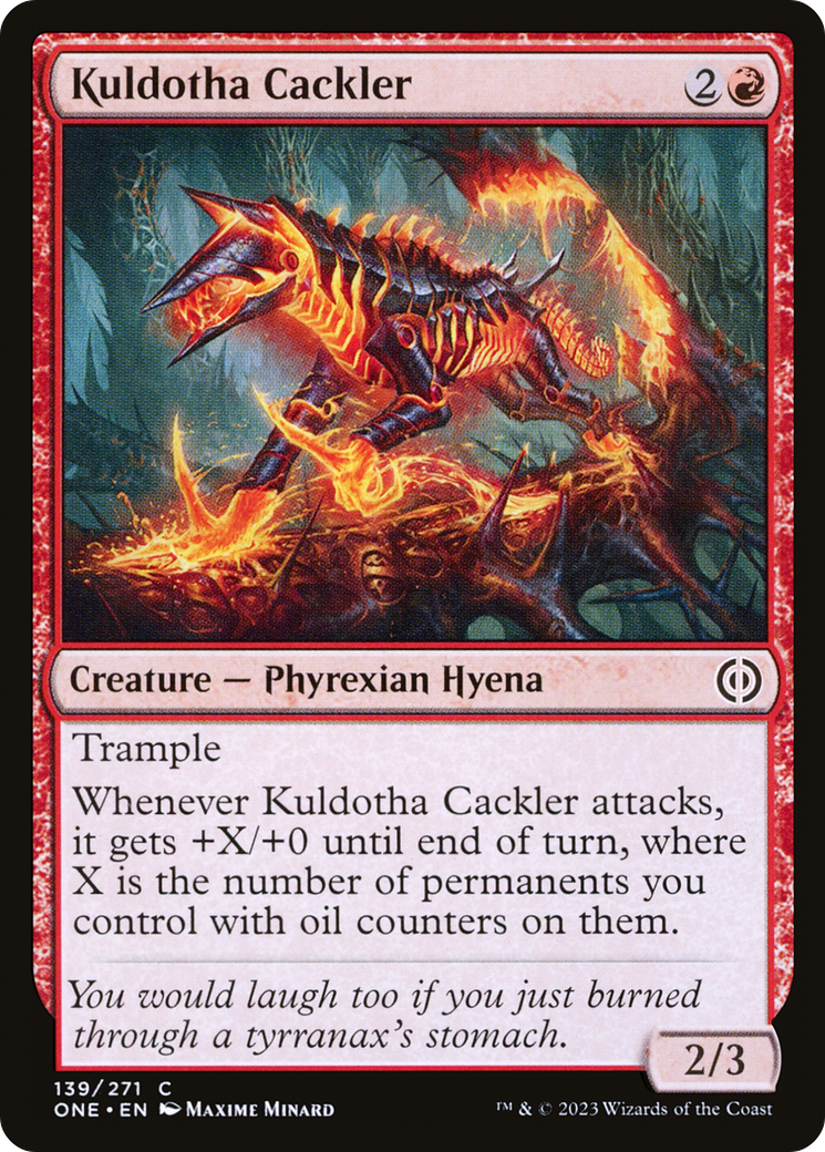 Kuldotha Cackler [Phyrexia: All Will Be One] Foil