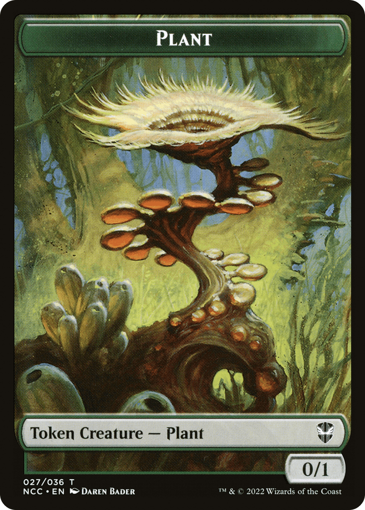Plant (TNCC-027) - New Capenna Commander Tokens Foil