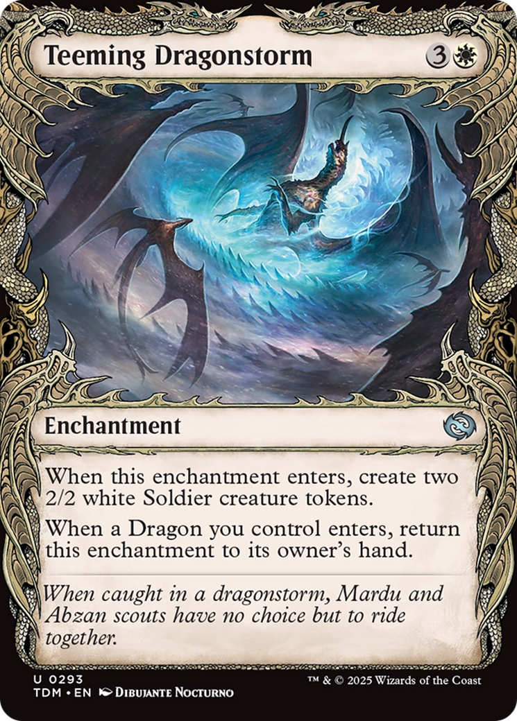 Teeming Dragonstorm (Showcase) (293) [Tarkir: Dragonstorm]