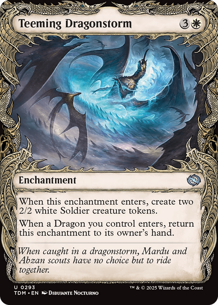 Teeming Dragonstorm (Showcase) (293) [Tarkir: Dragonstorm]  Foil