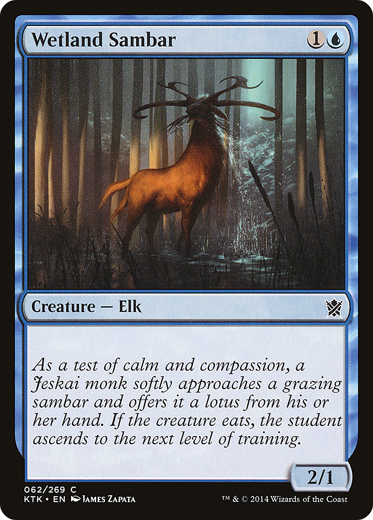 Wetland Sambar [Khans of Tarkir] Foil