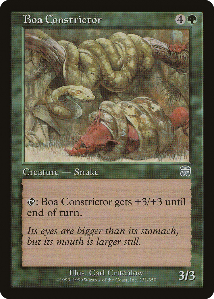 Boa Constrictor [Mercadian Masques] Foil