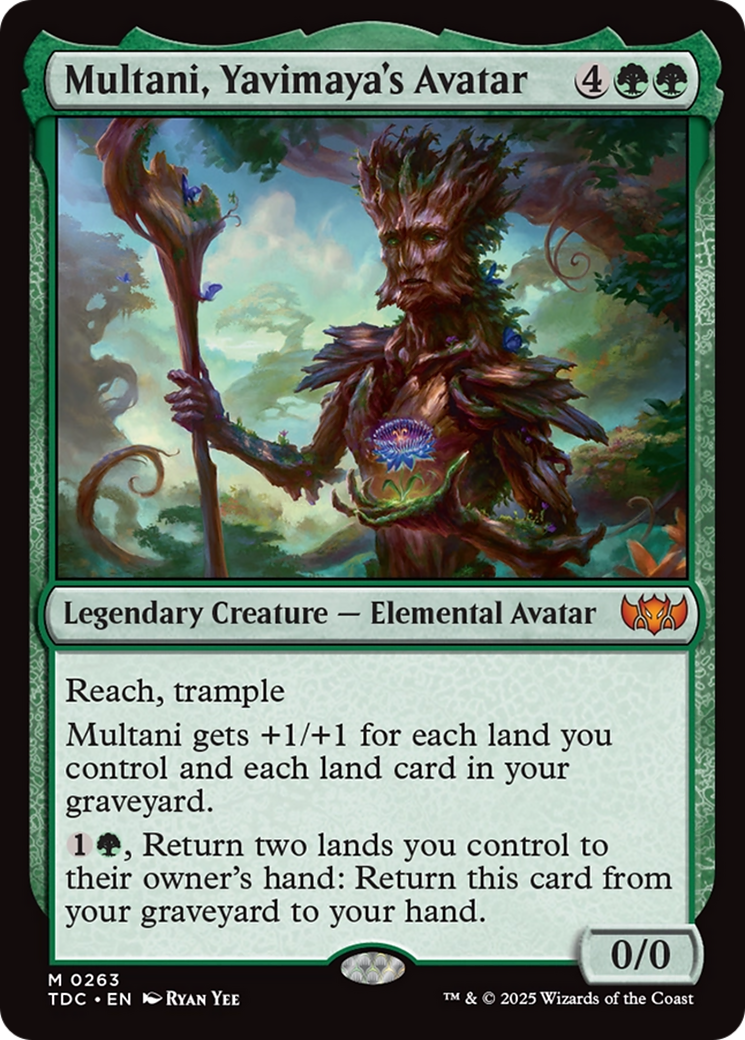 Multani, Yavimaya's Avatar (263) [Commander: Tarkir: Dragonstorm]