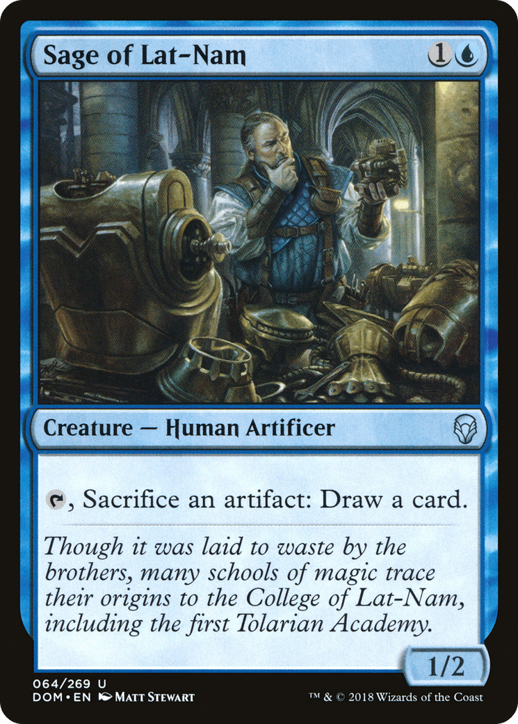 Sage of Lat-Nam [Dominaria] Foil
