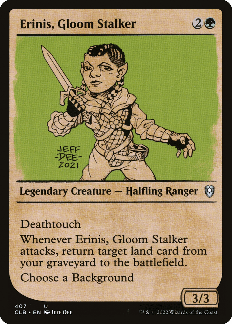 Erinis, Gloom Stalker (Showcase) [Commander Legends: Battle for Baldur's Gate] Foil
