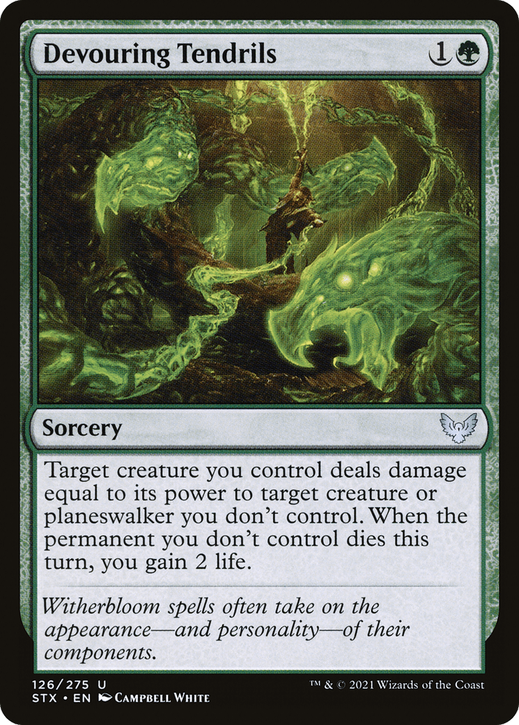 Devouring Tendrils [Strixhaven: School of Mages] Foil