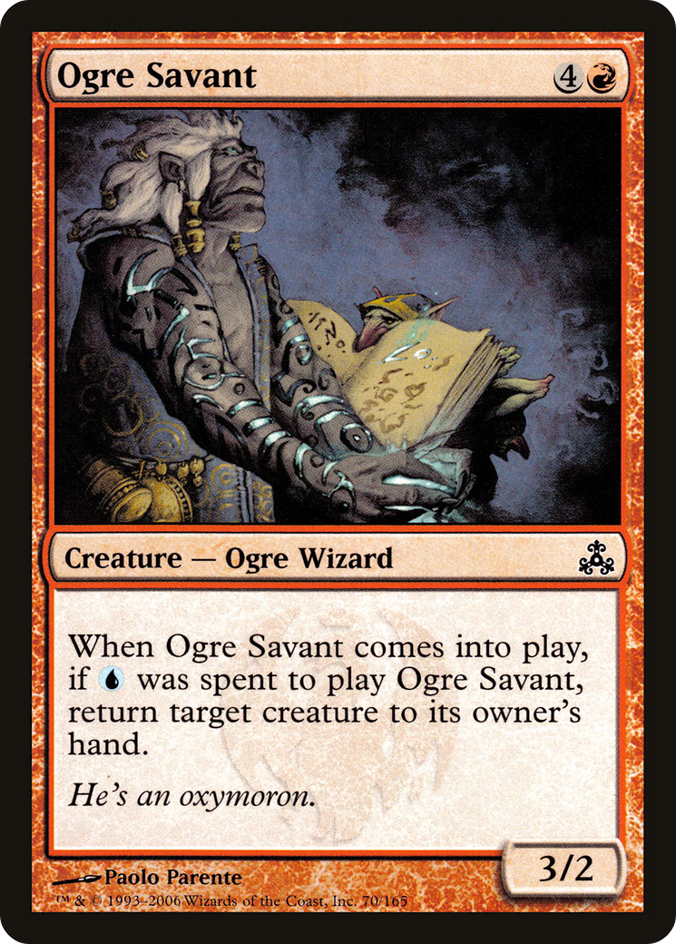 Ogre Savant [Guildpact] Foil