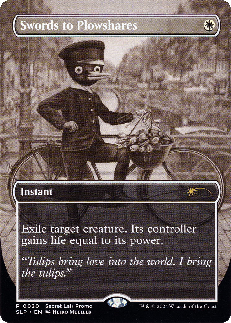 Swords to Plowshares [Secret Lair Showdown] Foil